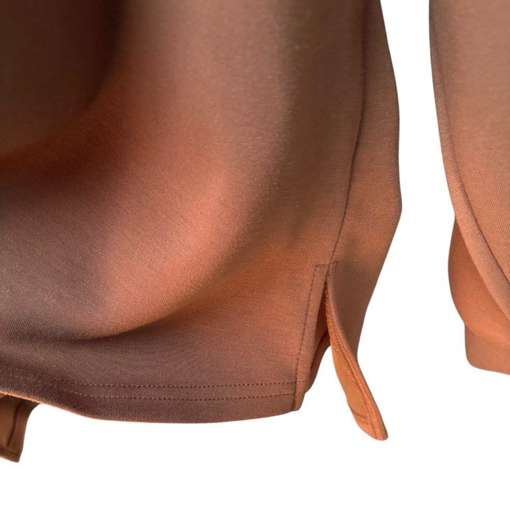 Women's V-Neck Sweater - Rust - Picture 3 of 6